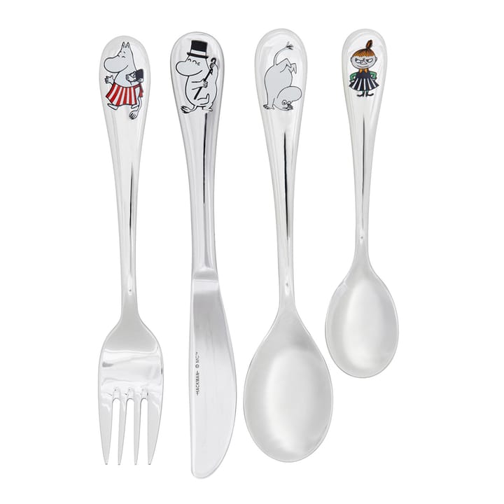 Moomin cutlery childrens set 4-pack - family - Hackman