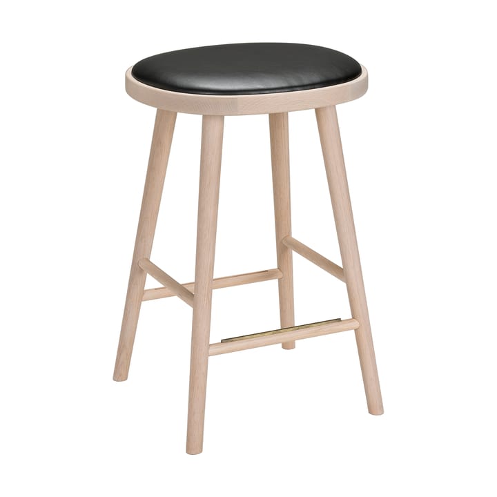 Colibri bar stool 63 cm - Stained blonde oak-black pad - Hans K