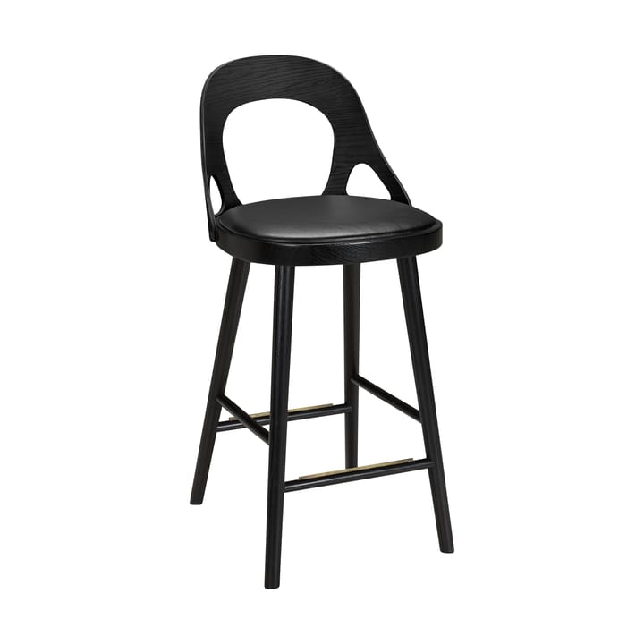 Colibri bar stool 74 cm - Black stained-black pad - Hans K
