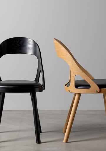 Colibri chair - Oiled oak-black pad - Hans K