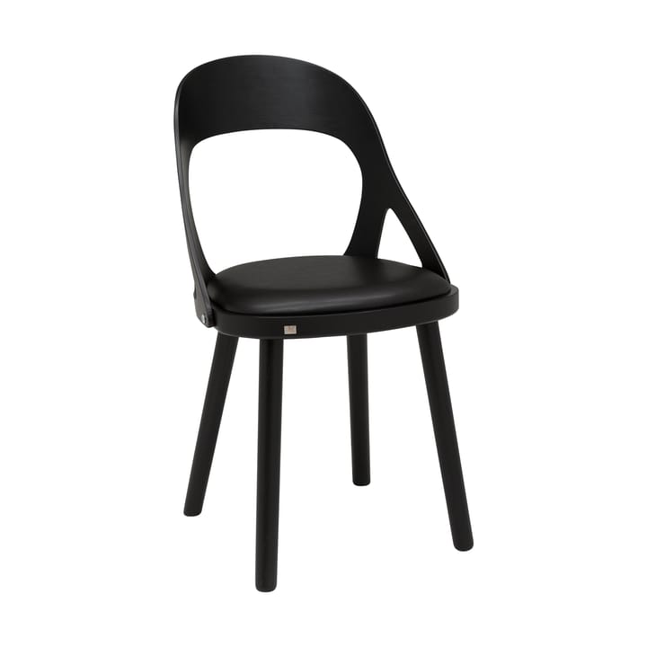 Colibri chair - Stained black oak-black pad - Hans K