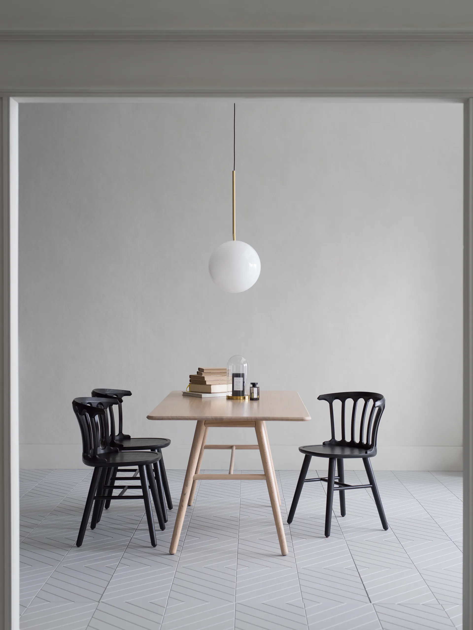 San Marco chair, Stained black ash Hans K