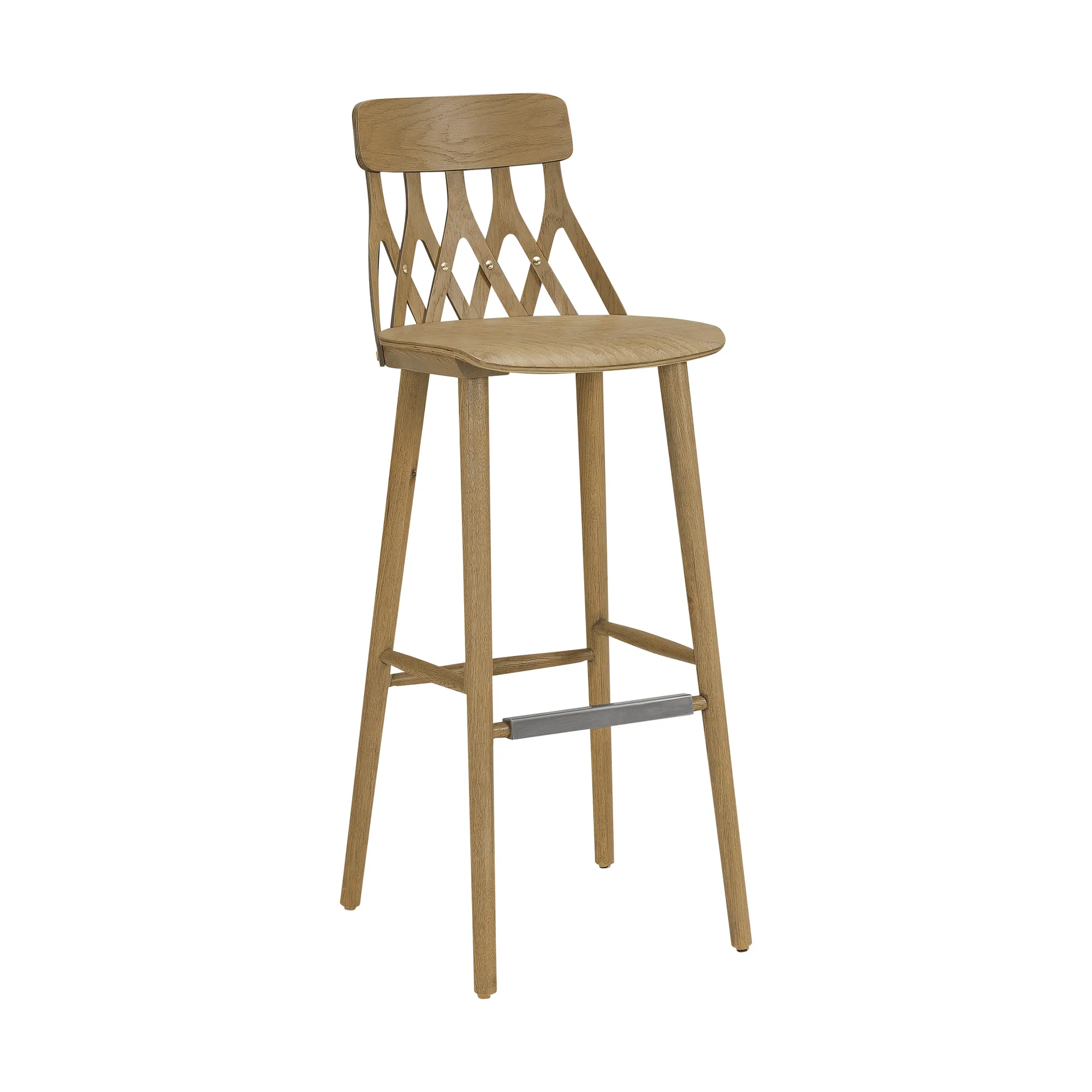 Y5 bar stool 78 cm, Oiled oak Hans K