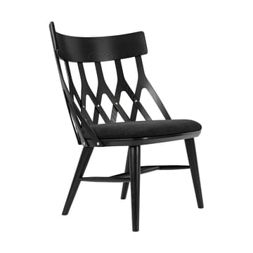 Y5 lounge chair - Black stained-black pad - Hans K