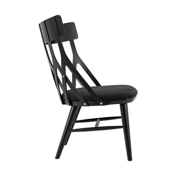 Y5 lounge chair - Black stained-black pad - Hans K