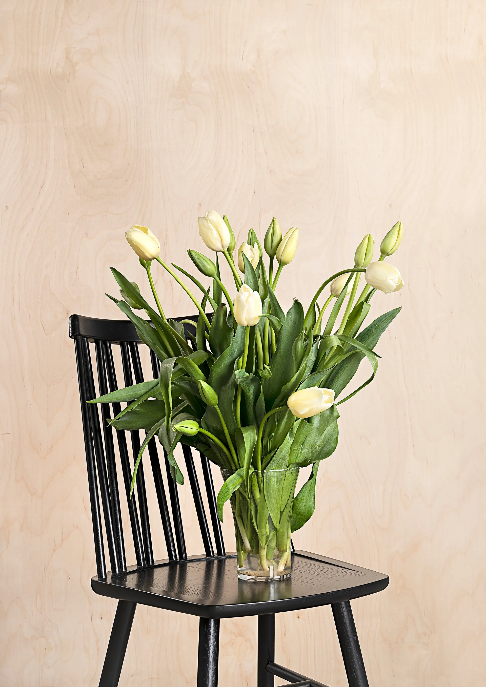 ZigZag chair, Stained black ash Hans K