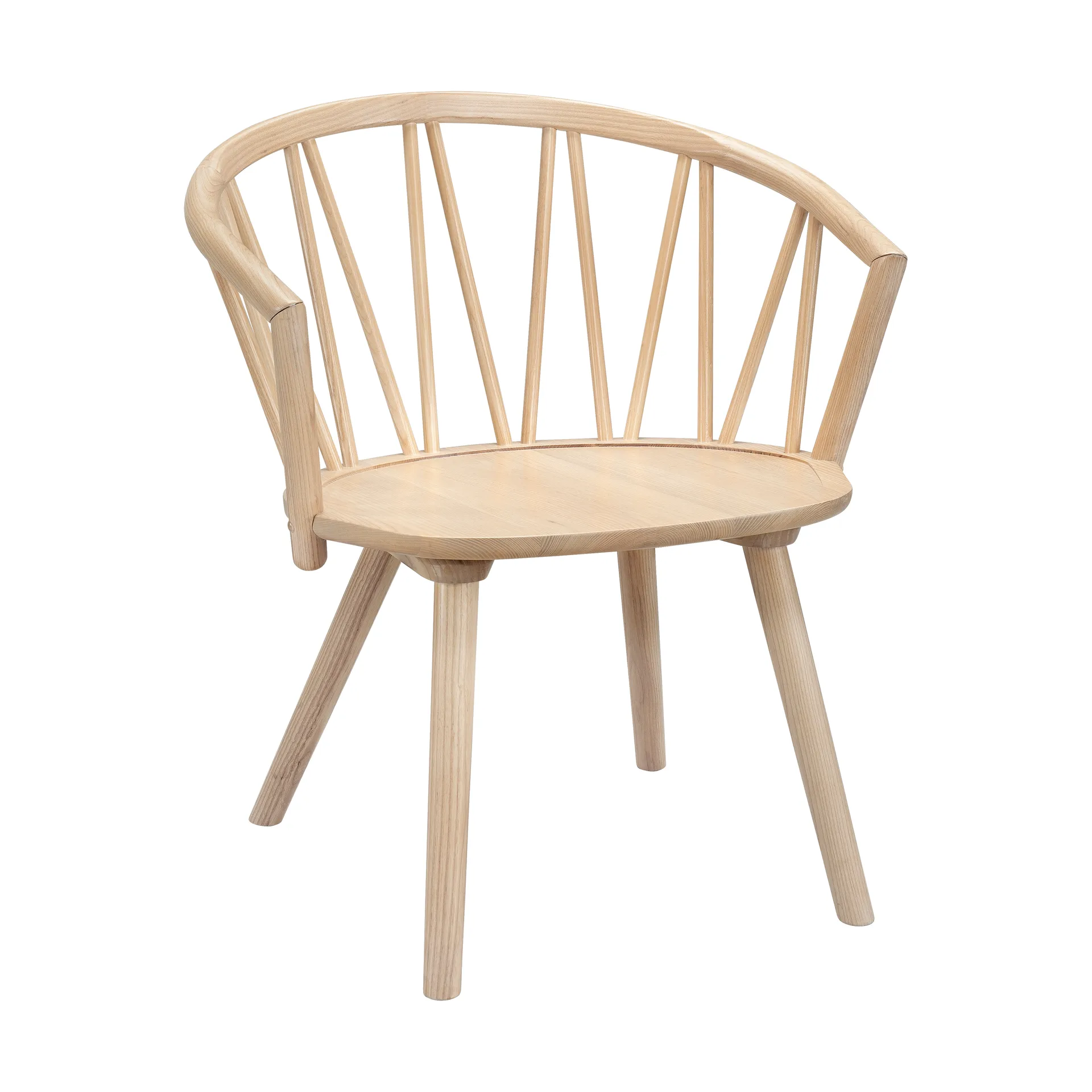 ZigZag lounge chair, Stained blonde ash Hans K