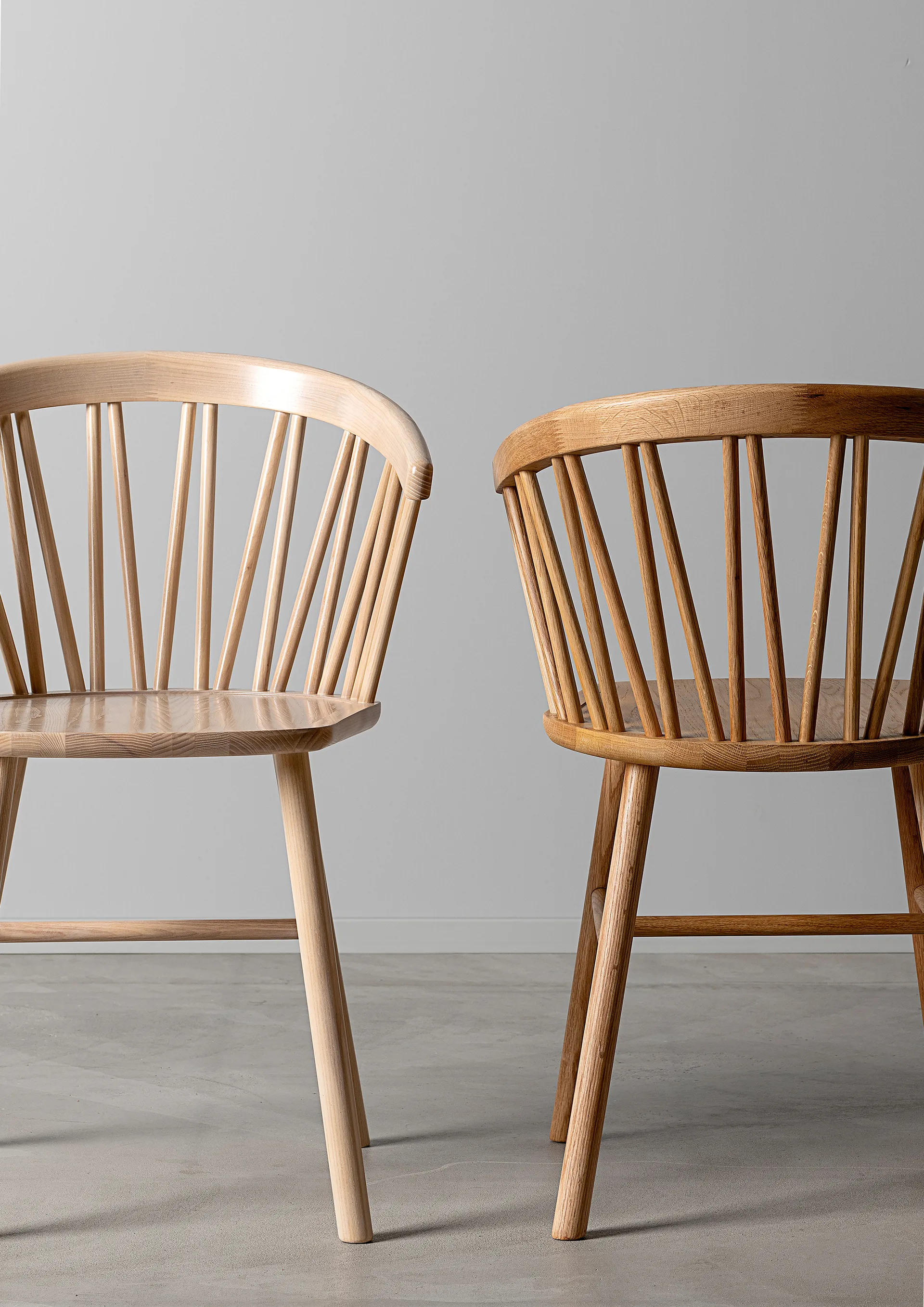 ZigZag lounge chair, Stained blonde ash Hans K