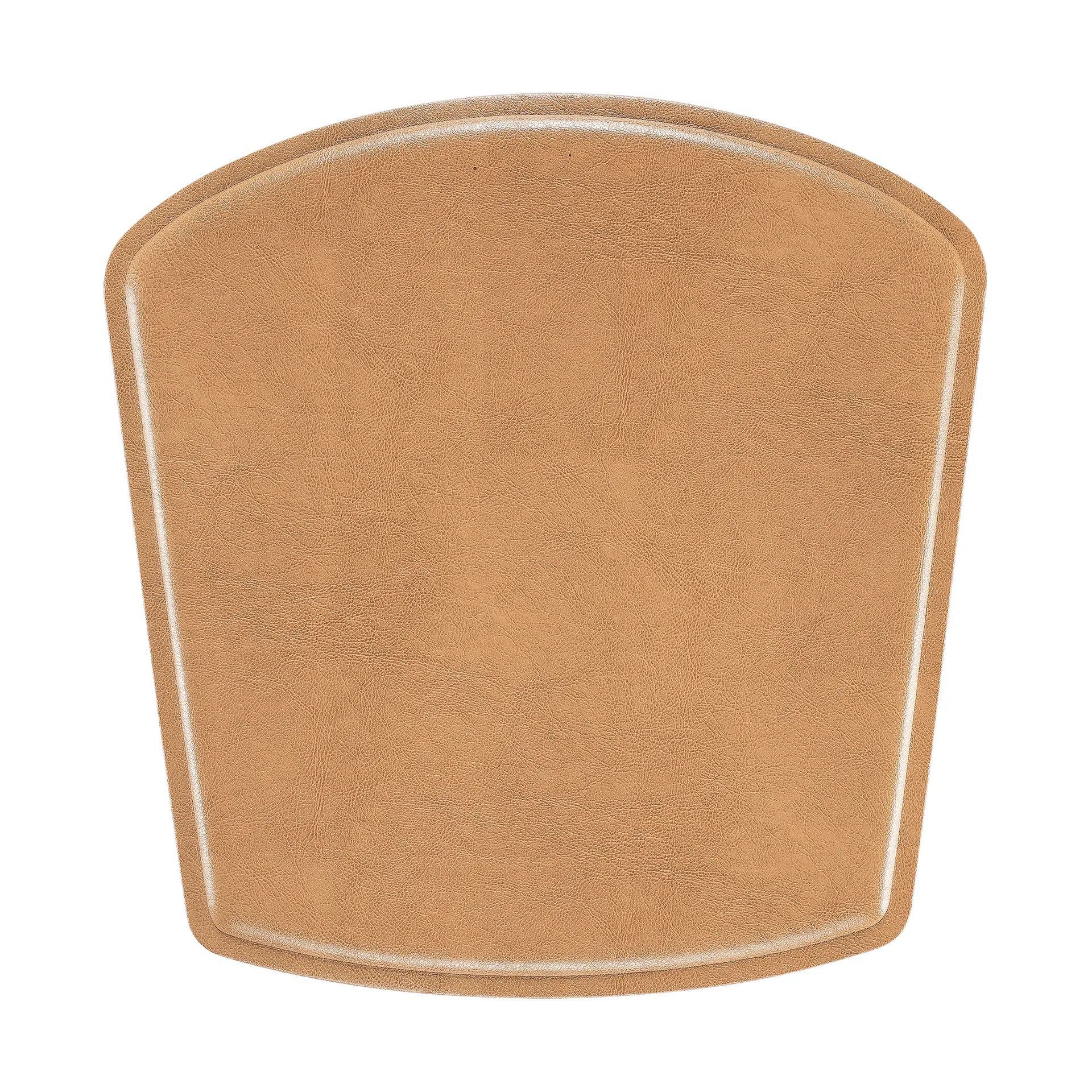 ZigZag pad bar/junior chair, Bonded leather camel Hans K