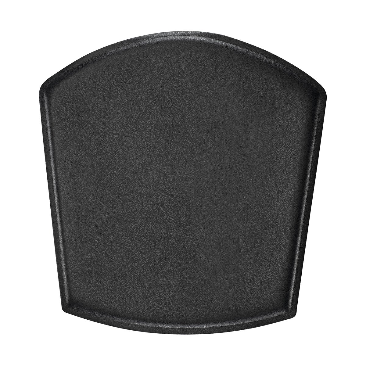 Hans K ZigZag pad chair Bonded leather black | Scandinavian Design | Seat cushions & pads | Black