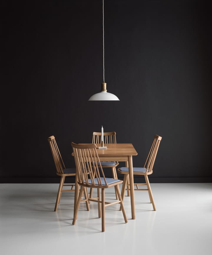 ZigZag pad chair, Natural fabric mottled grey Hans K