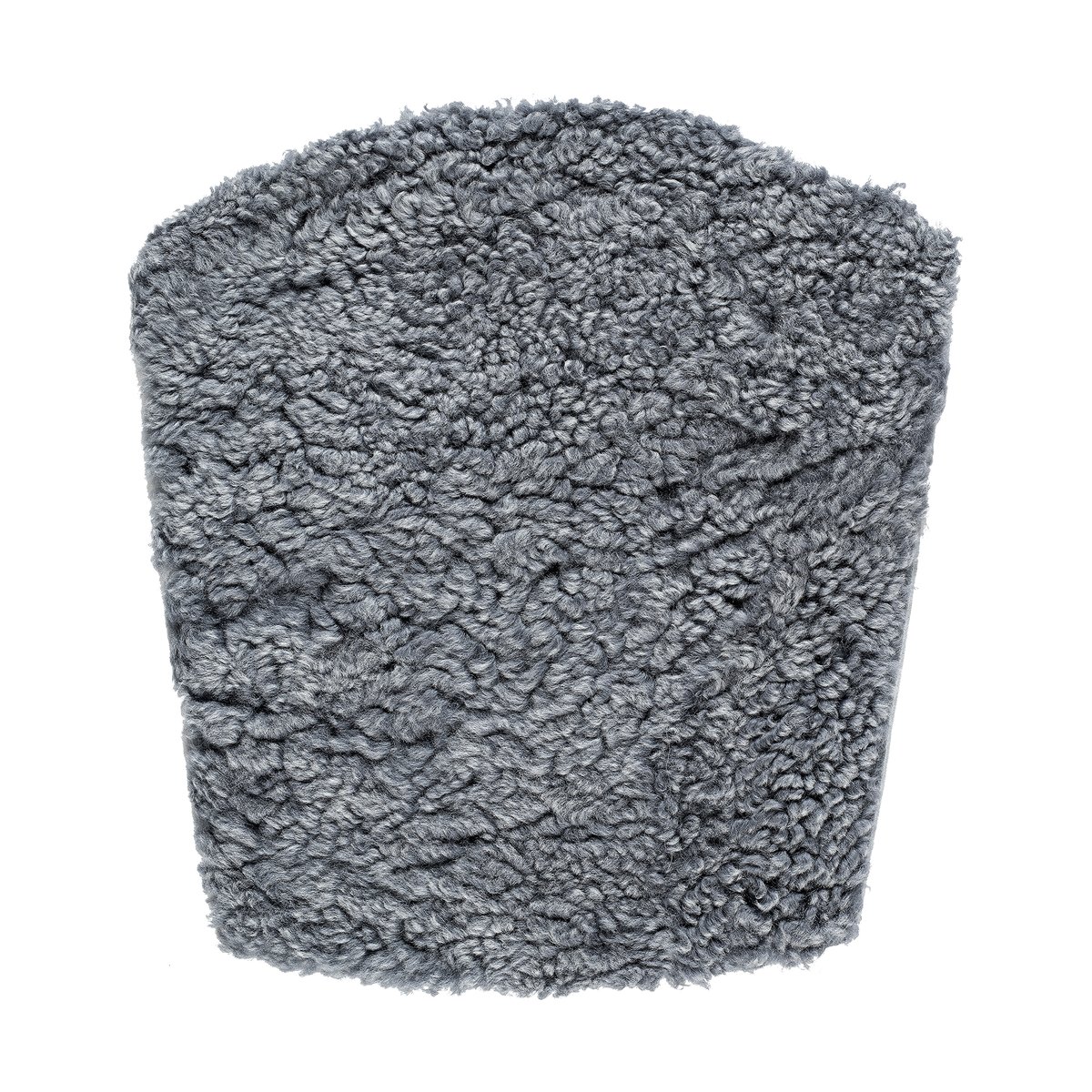 Hans K ZigZag pad chair Sheep skin - Graphite | Scandinavian Design | Seat cushions & pads | Grey