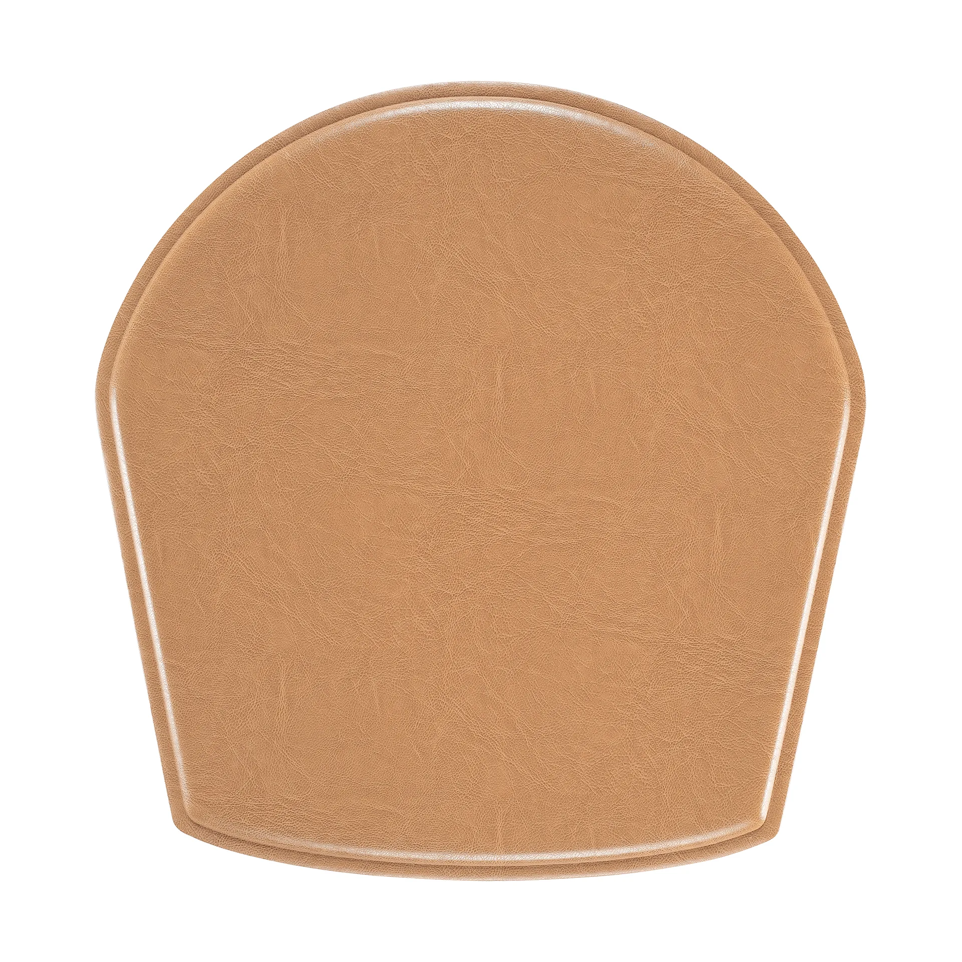 ZigZag pad karm chair/bar stool, Bonded leather camel Hans K