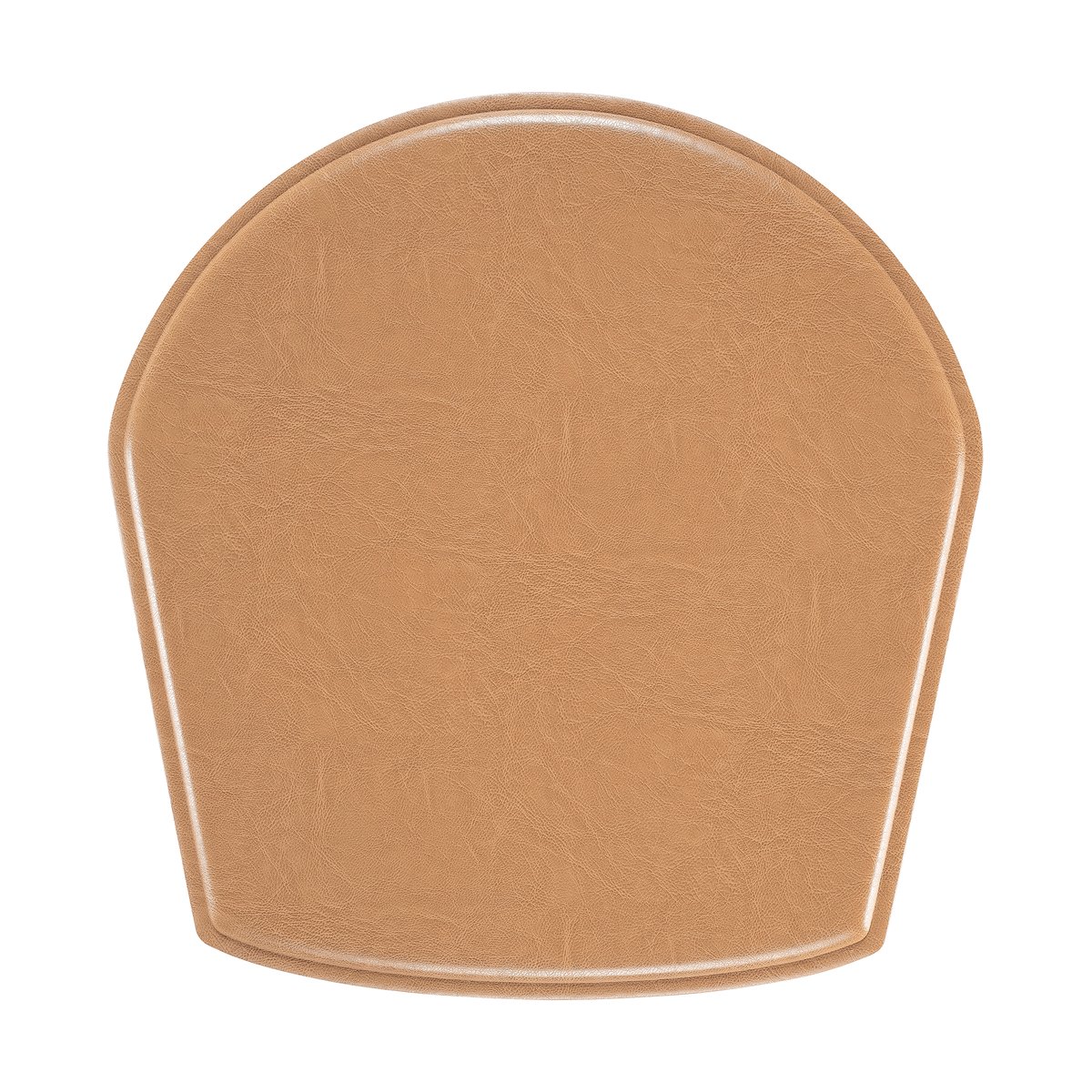 Hans K ZigZag pad karm chair/bar stool Bonded leather camel