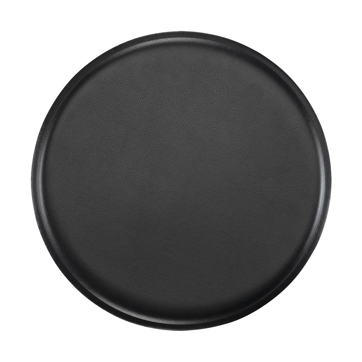 Hans K ZigZag pad stool/bar stool Bonded leather black