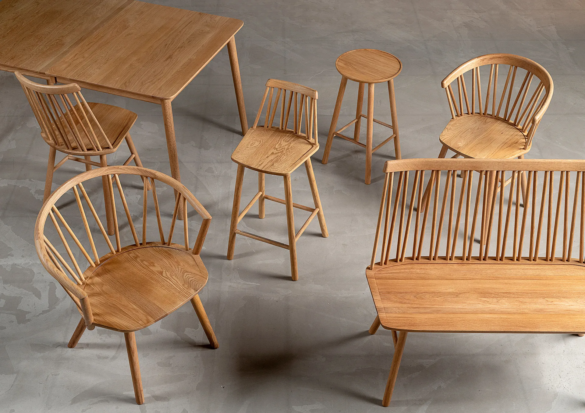 ZigZag sofa, Oak oiled Hans K