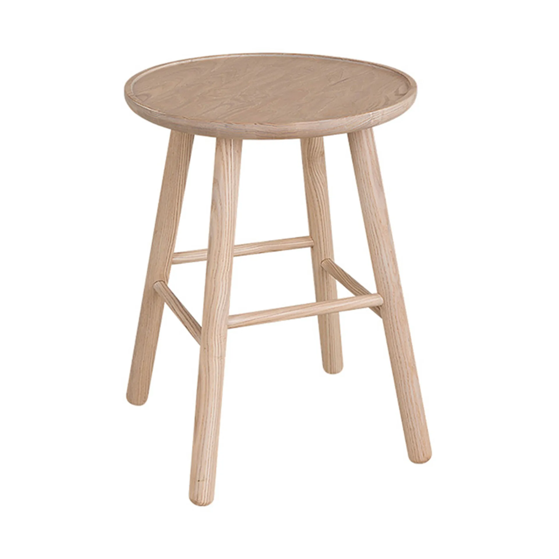 ZigZag stool 47cm, Stained blonde ash Hans K