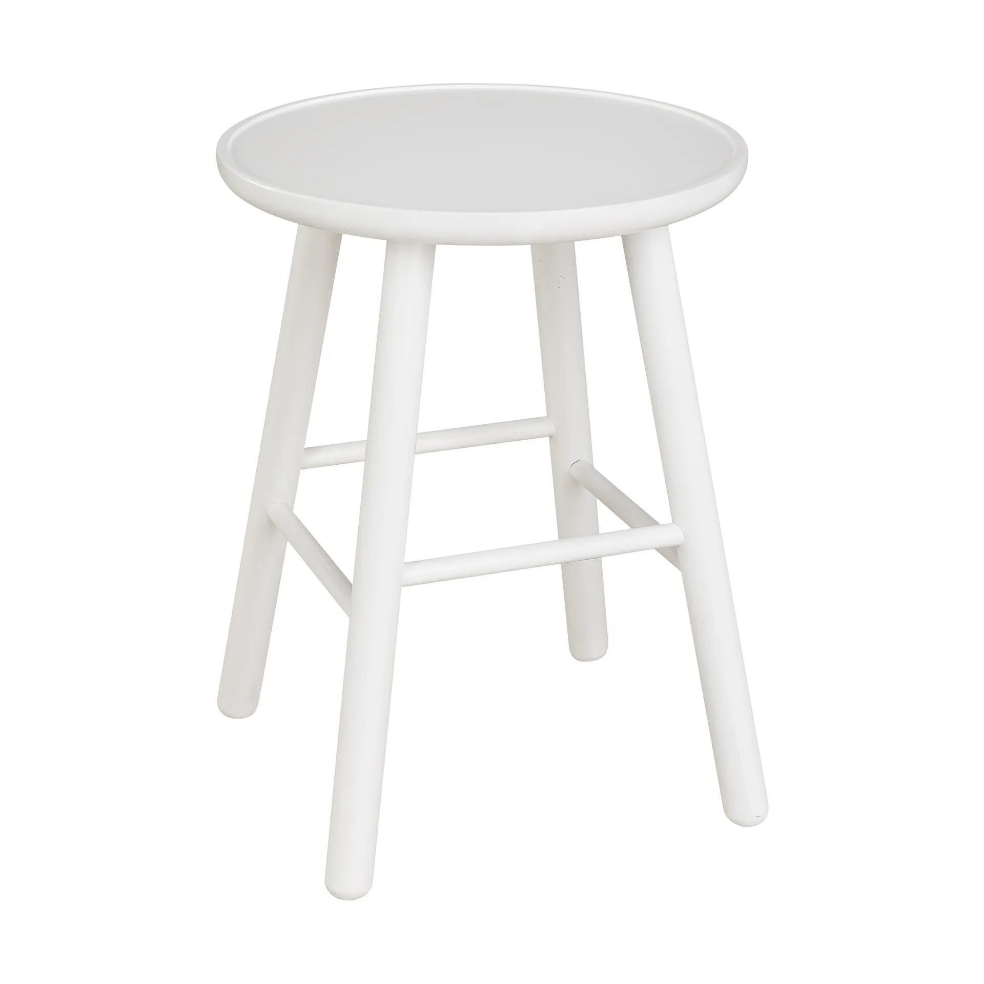 ZigZag stool 47cm, White birch Hans K