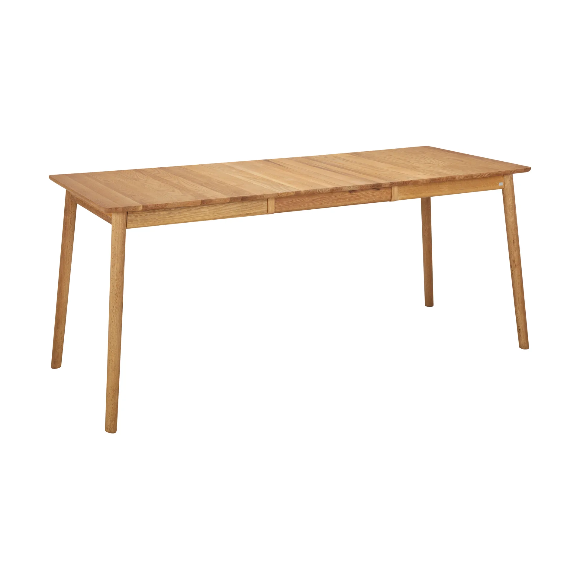 ZigZag table 127x75 cm incl. additional disc 53 cm, Oiled oak Hans K