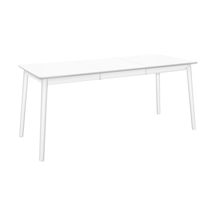 ZigZag table 127x75 cm incl. additional disc 53 cm - White birch - Hans K