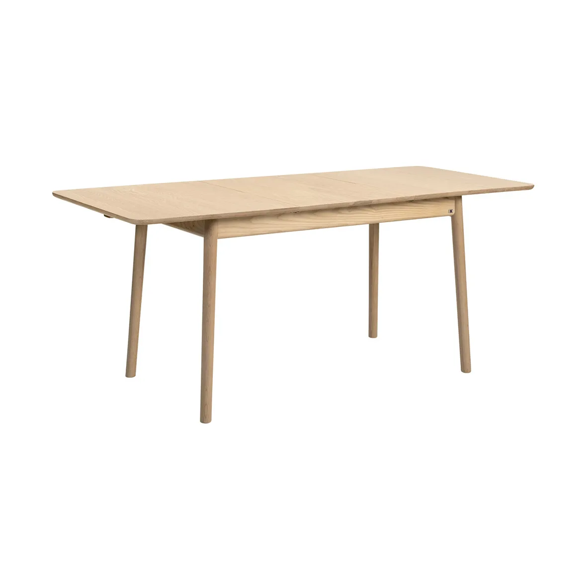 ZigZag table butterfly 127x75 cm, Ash blonde stained-extension 53 cm Hans K