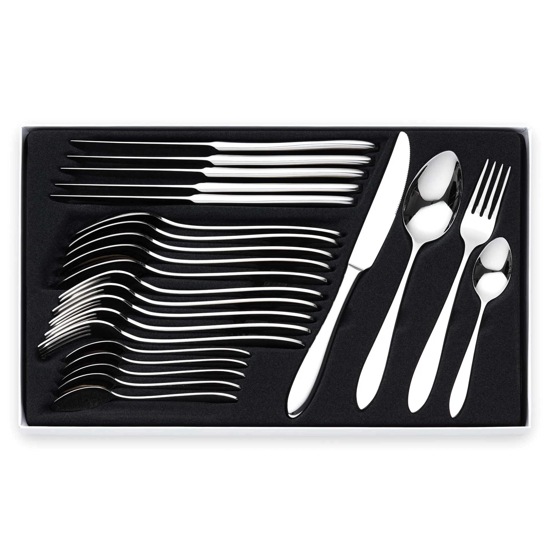 Fjord cutlery set, 24 pcs Hardanger Bestikk
