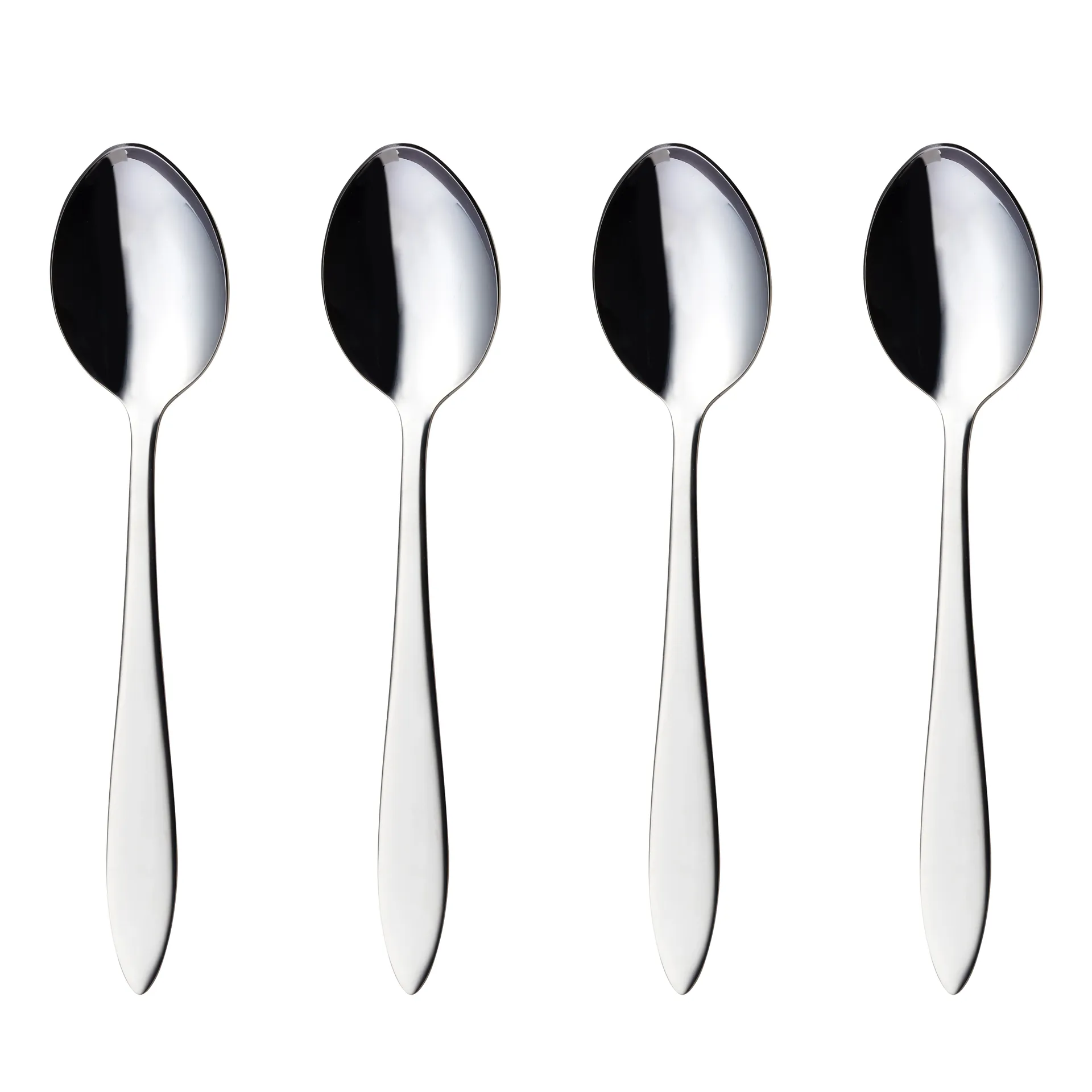 Fjord dessert spoon 4 pcs, stainless steel Hardanger Bestikk
