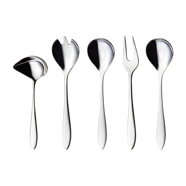 Fjord serving set 5 pieces - Stainless steel - Hardanger Bestikk