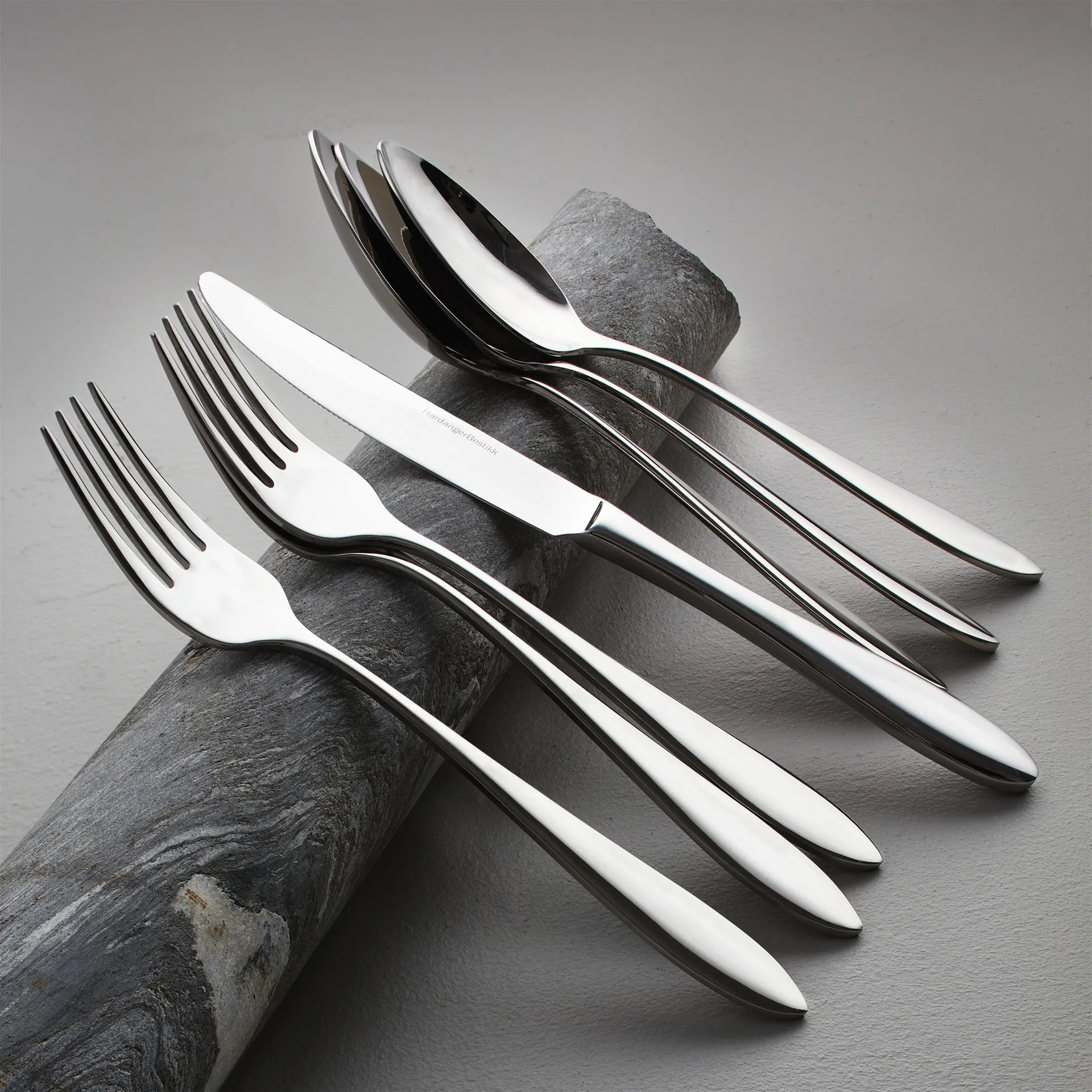 Fjord steak knife, Stainless steel Hardanger Bestikk
