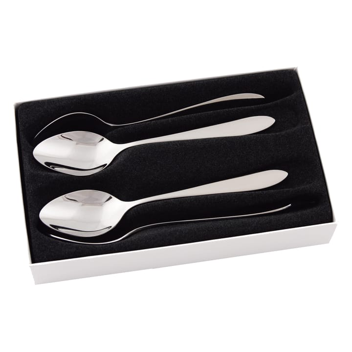 Fjord tea spoon 4 pcs - stainless steel - Hardanger Bestikk