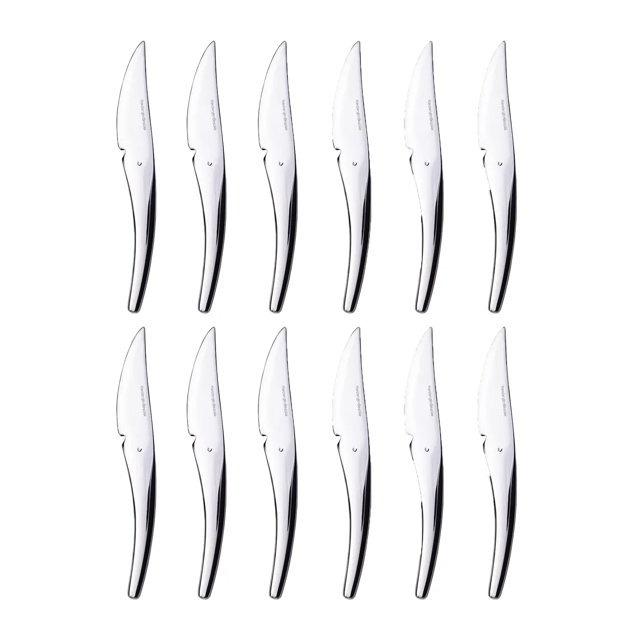 Hardanger Bestikk Hardanger fruit knife 12-pack Stainless steel
