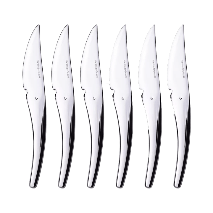 Hardanger fruit knife 6-pack - Stainless steel - Hardanger Bestikk