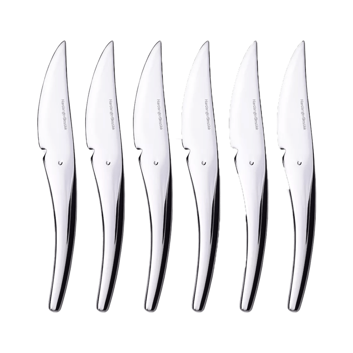 Hardanger fruit knife 6-pack - Stainless steel - Hardanger Bestikk