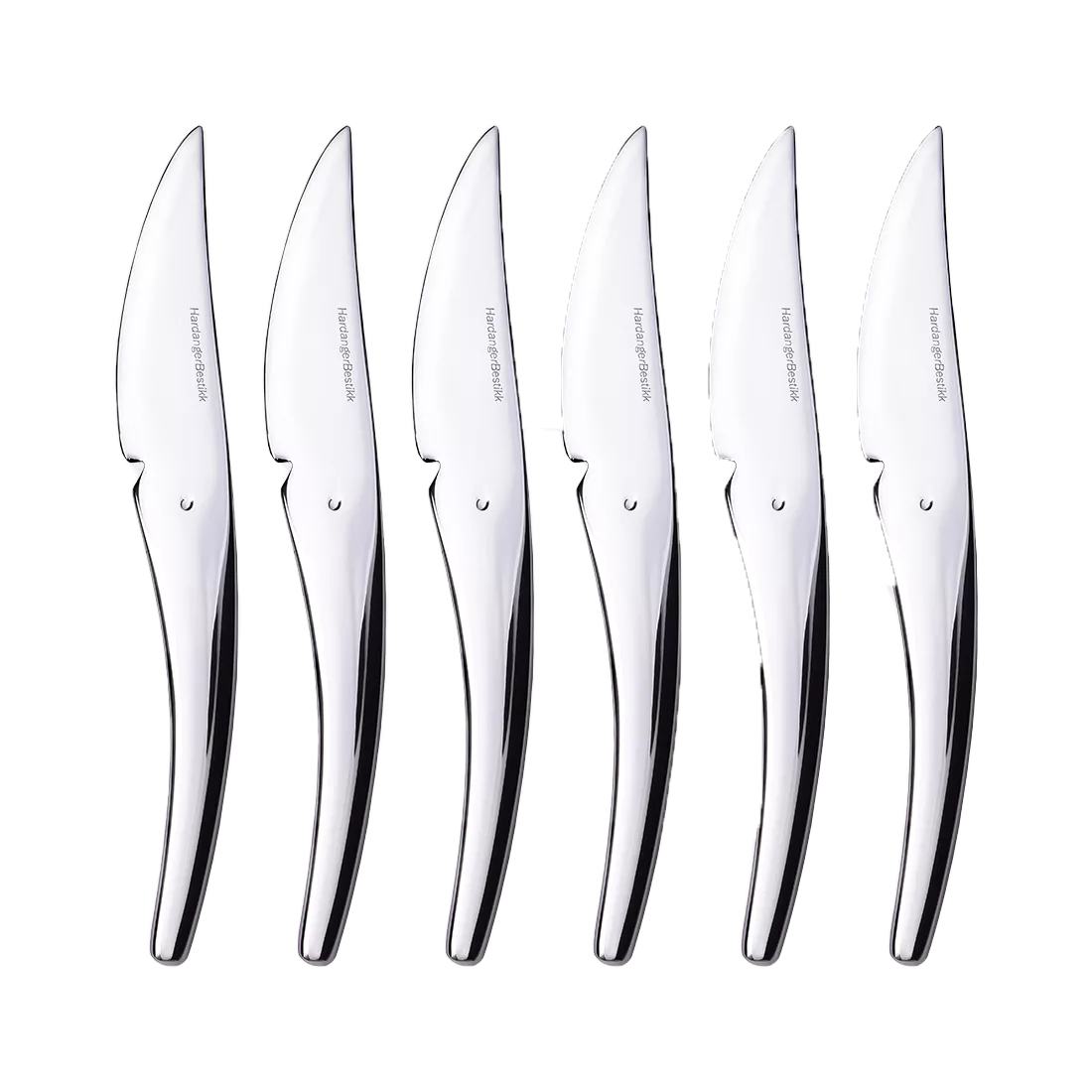 Hardanger Bestikk Hardanger fruit knife 6-pack Stainless steel