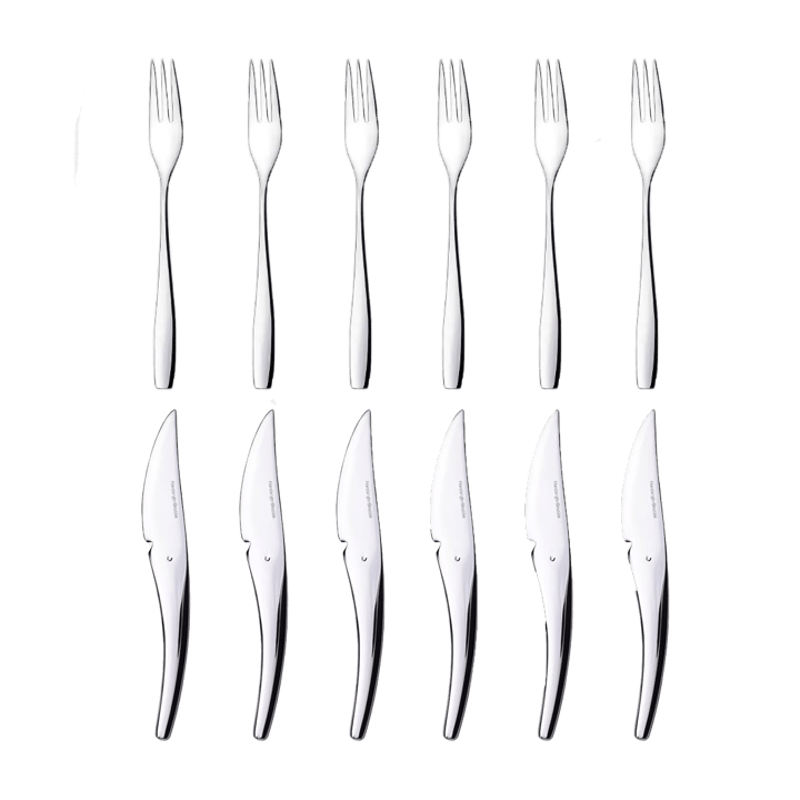 Hardanger fruit set cutlery 12 pieces - Stainless steel - Hardanger Bestikk