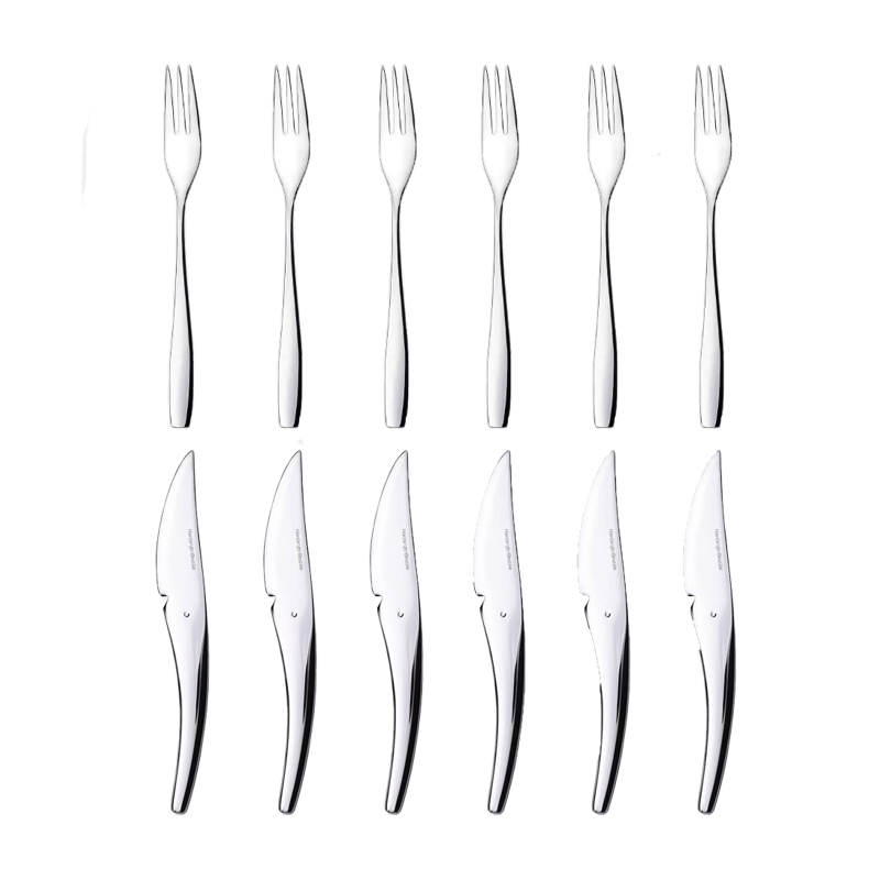 Hardanger Bestikk Hardanger fruit set cutlery 12 pieces Stainless steel