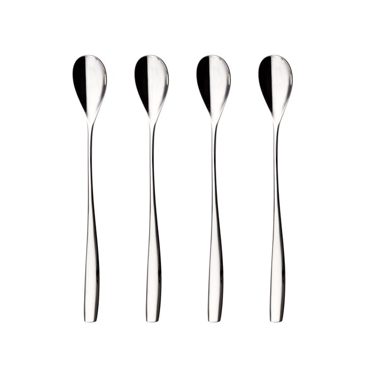 Julie Cafe latté spoon 4-pack - stainless steel - Hardanger Bestikk