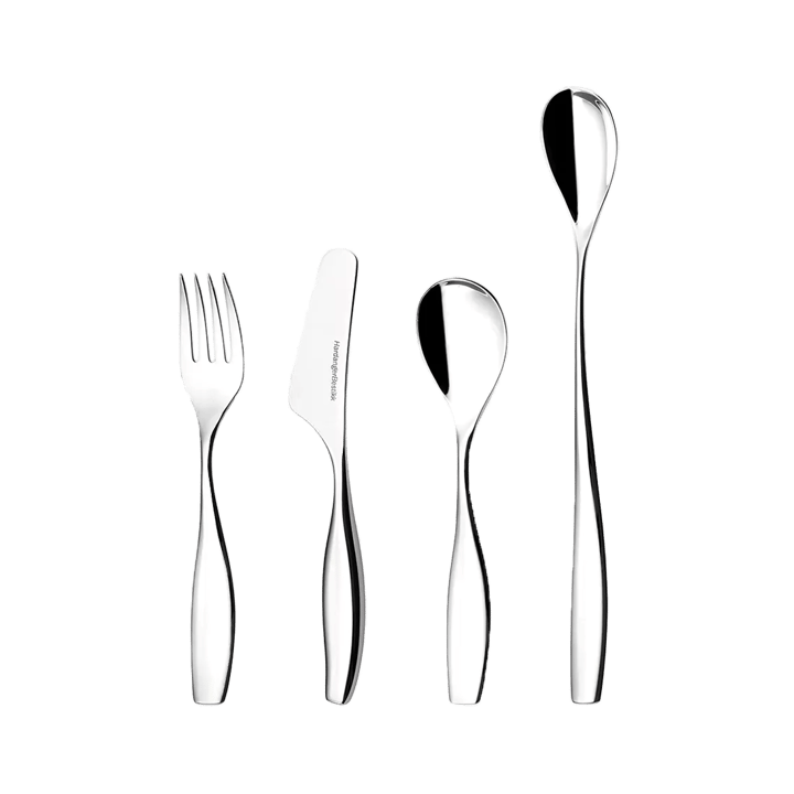 Julie children's cutlery 4 pieces - Stainless steel - Hardanger Bestikk