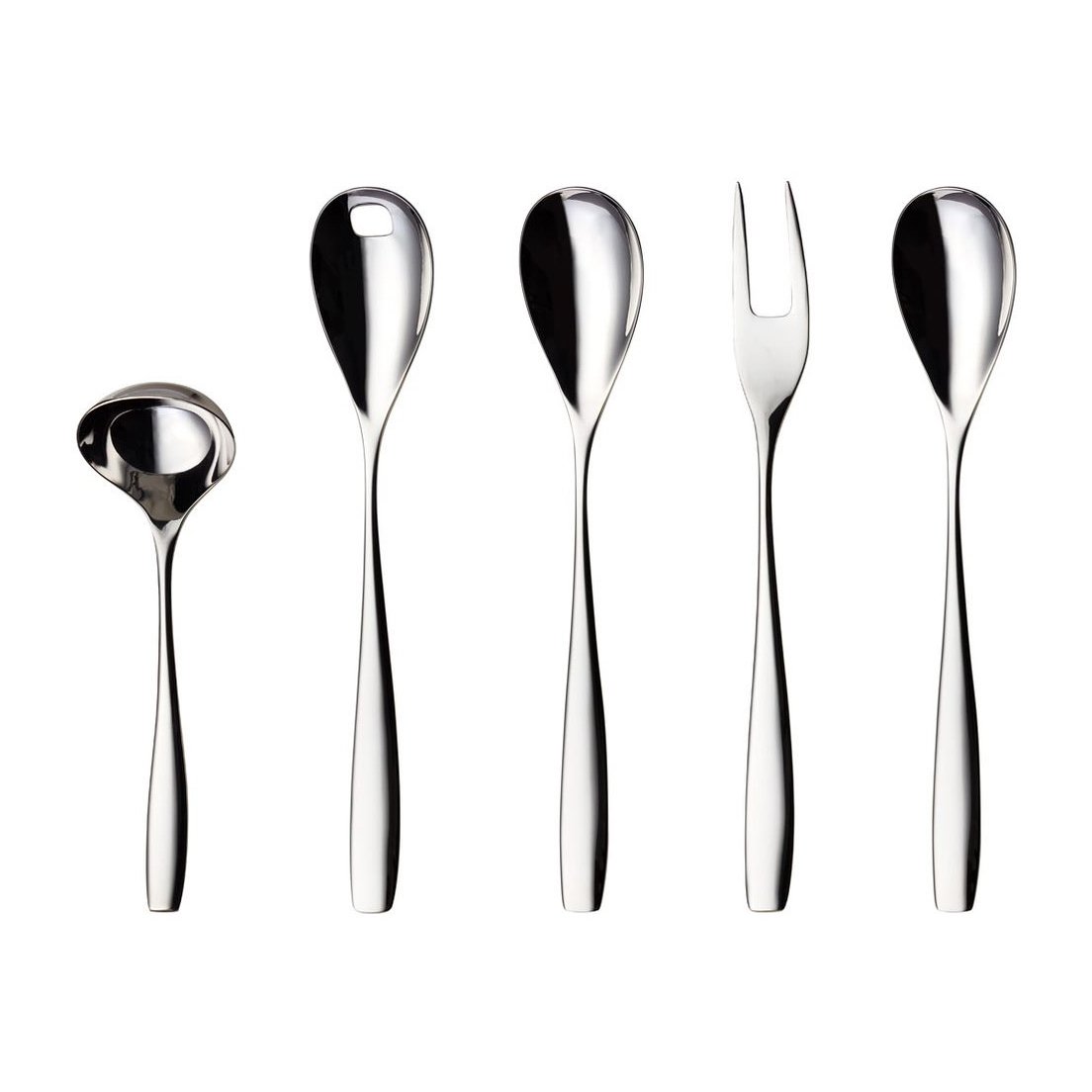 Hardanger Bestikk Julie serving set 5 pieces Stainless steel
