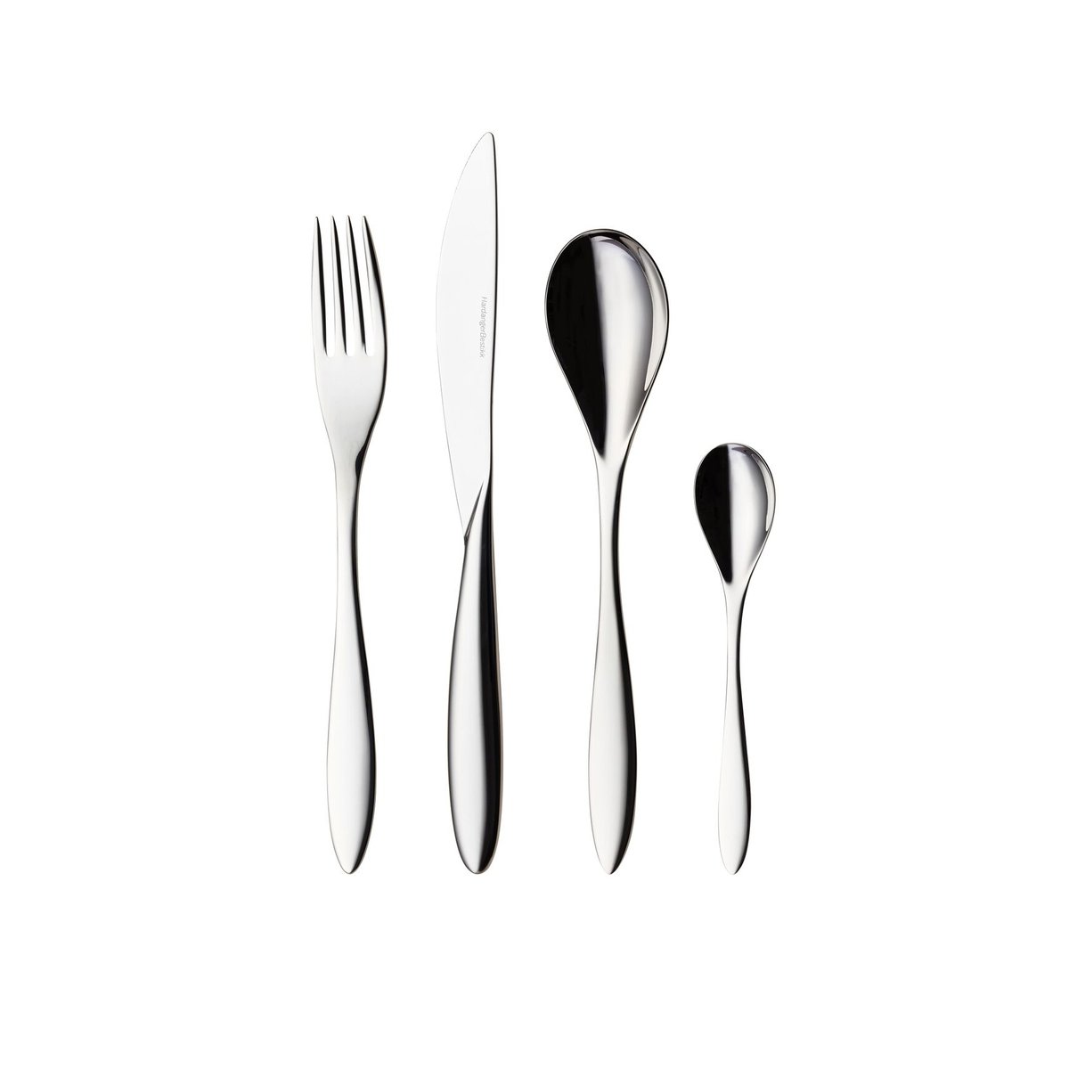 Hardanger Bestikk Maria cutlery set 24 pieces | Scandinavian Design | Cutlery sets | Silver-coloured