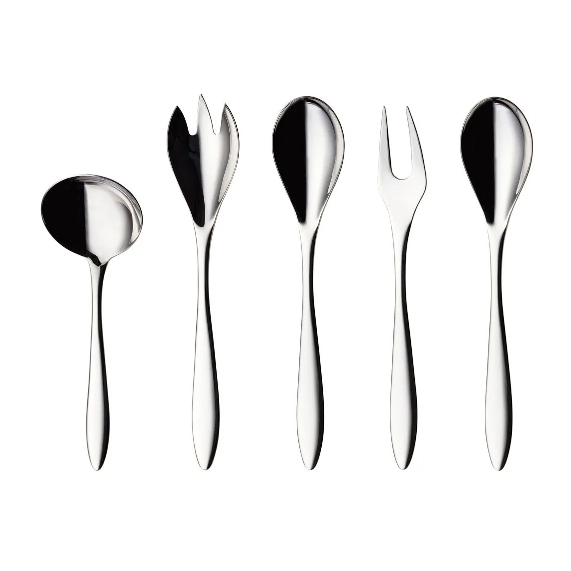 Hardanger Bestikk Maria serving set 5 pieces Stainless steel