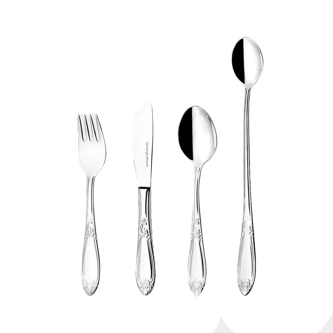 Hardanger Bestikk Nina children's cutlery 4 pieces Stainless steel