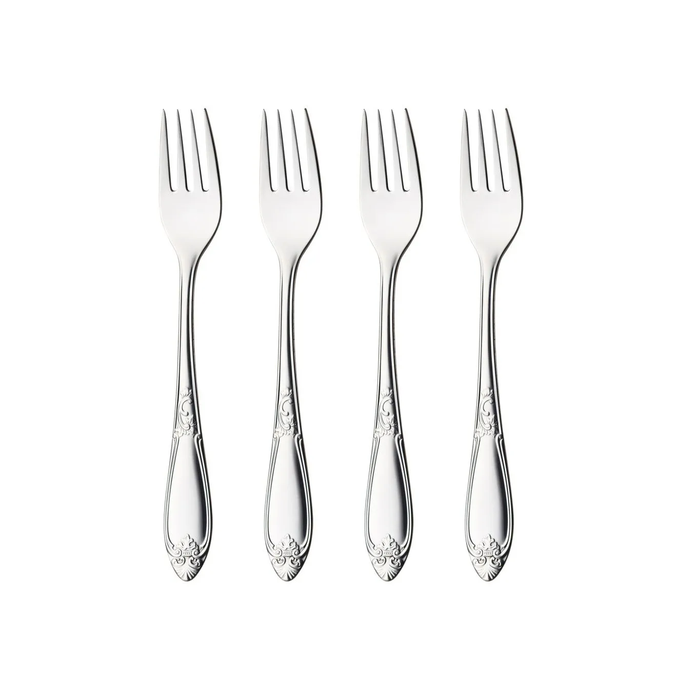 Nina cutlery 4-pack, food fork Hardanger Bestikk