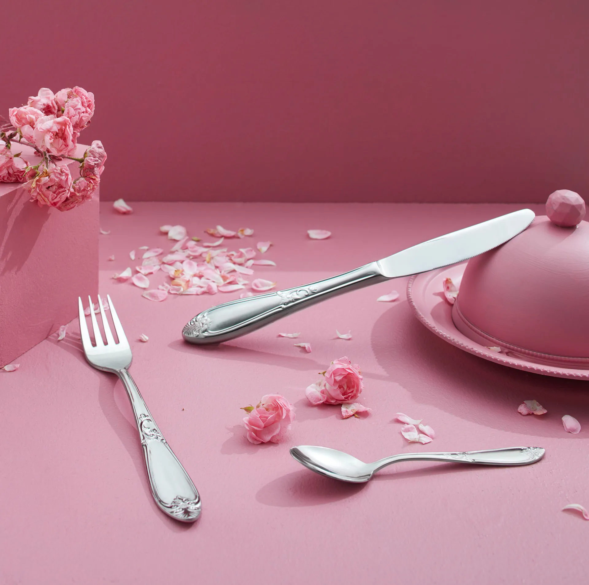 Nina cutlery 4-pack, food fork Hardanger Bestikk