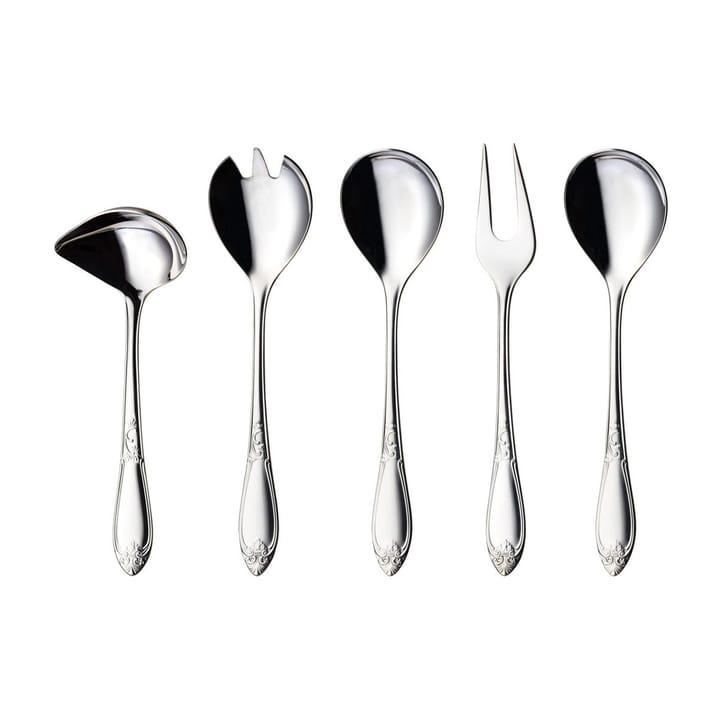 Nina serving set 5 pieces - Stainless steel - Hardanger Bestikk