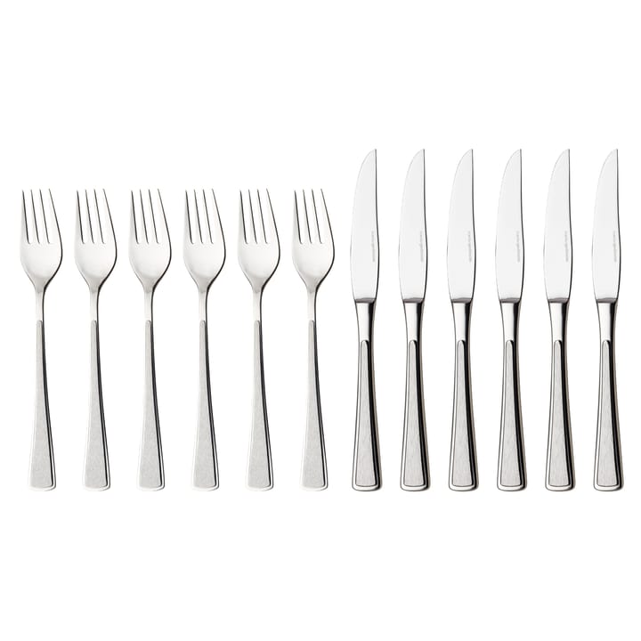 Ramona beef cutlery 12 pcs - stainless steel - Hardanger Bestikk