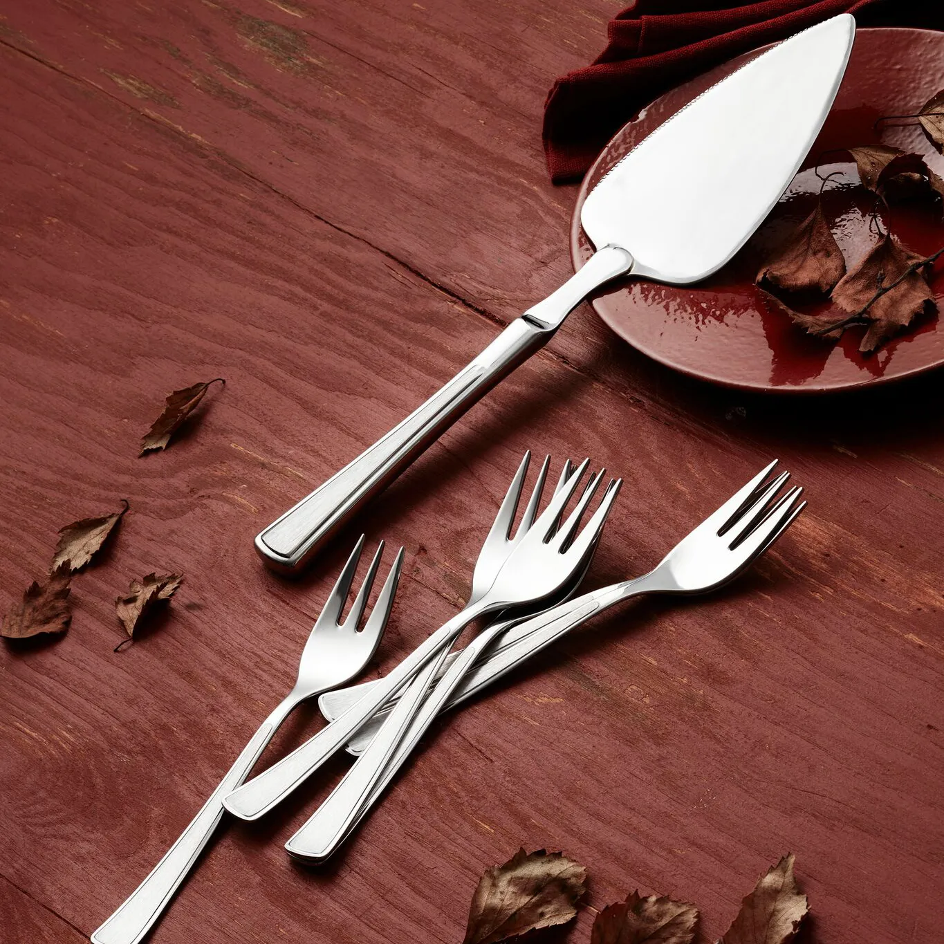 Ramona cake slice, stainless steel Hardanger Bestikk