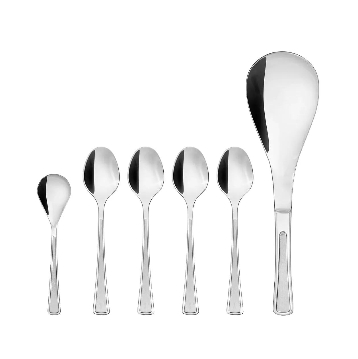 Ramona grötset cutlery 6 pieces, Stainless steel Hardanger Bestikk