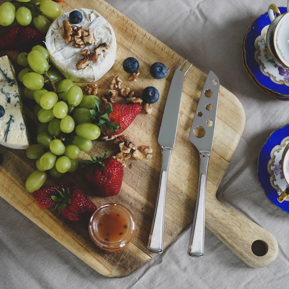 Ramona ostknife 2 pieces, Stainless steel Hardanger Bestikk