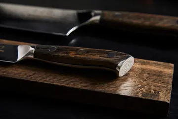 Damascus By Hâws chef & vegetable knife set 2 pieces - Wenge - Hâws